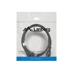 Lanberg | CEE 7/7 to IEC 320 C13 Power Cord | CA-C13C-10CC-0018-BK