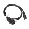Lanberg | CEE 7/7 to IEC 320 C13 Power Cord | CA-C13C-10CC-0018-BK