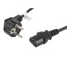 Lanberg | CEE 7/7 to IEC 320 C13 Power Cord | CA-C13C-11CC-0018-BK