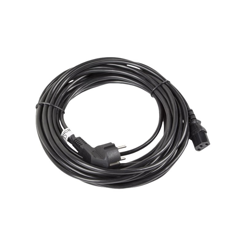 Lanberg | CEE 7/7 to IEC 320 C13 Power Cord | CA-C13C-11CC-0100-BK