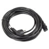 Lanberg | CEE 7/7 to IEC 320 C13 Power Cord | CA-C13C-11CC-0100-BK