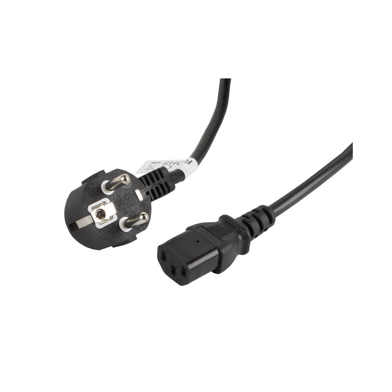 Lanberg | CEE 7/7 to IEC 320 C13 Power Cord | CA-C13C-11CC-0030-BK