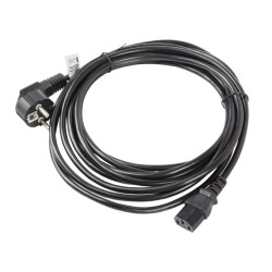 Lanberg | CEE 7/7 to IEC 320 C13 Power Cord | CA-C13C-11CC-0050-BK