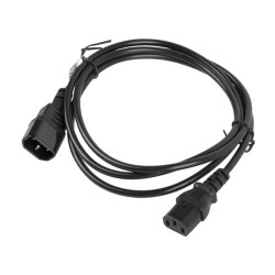 Lanberg | IEC 320 C13 to C14 Cable | CA-C13E-10CC-0018-BK