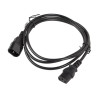 Lanberg | IEC 320 C13 to C14 Cable | CA-C13E-10CC-0018-BK