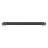 Lanberg 19" Brush Panel 1U | AK-1103-B | Black