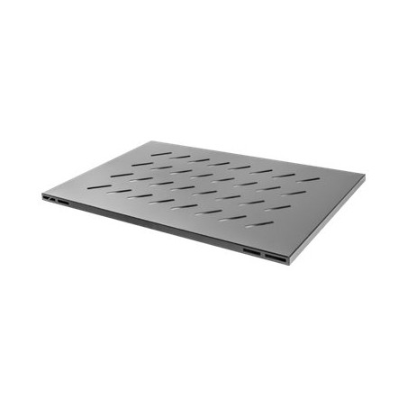 Lanberg 19" fixed shelf 1U/465x715mm, max load capacity up to 120kg | AK-1009-B | Black
