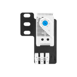 Lanberg Closed-loop thermostat 10A for rack cabinets with 19" ear and terminal block | AK-1505-S | Gray