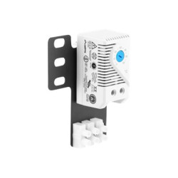 Lanberg Closed-loop thermostat 10A for rack cabinets with 19" ear and terminal block | AK-1505-S | Gray
