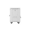 Lanberg | Rack cabinet 19" free-standing 15U/600x600 (flat pack) with glass door, LCD | FF01-6615-12SL | Grey
