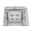 Lanberg | Rack cabinet 19" free-standing 15U/600x800 (flat pack) with glass door, LCD | FF01-6815-12SL | Grey