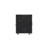 Lanberg | Rack cabinet 19" free-standing 15U/800x1000 (flat pack) with glass door, LCD | FF01-8015-12BL | Black