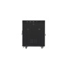 Lanberg | Rack cabinet 19" free-standing 15U/800x1000 (flat pack) with glass door, LCD | FF01-8015-12BL | Black