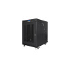 Lanberg | Rack cabinet 19" free-standing 15U/800x1000 (flat pack) with mesh door, LCD | FF01-8015-23BL | Black
