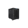 Lanberg | Rack cabinet 19" free-standing 15U/800x1000 (flat pack) with mesh door, LCD | FF01-8015-23BL | Black