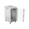 Lanberg | Rack cabinet 19" free-standing 22U/600x800 (flat pack) with glass door | FF01-6822-12SL | Grey