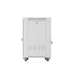 Lanberg | Rack cabinet 19" free-standing 22U/600x800 (flat pack) with glass door | FF01-6822-12SL | Grey