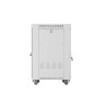 Lanberg | Rack cabinet 19" free-standing 22U/600x800 (flat pack) with glass door | FF01-6822-12SL | Grey