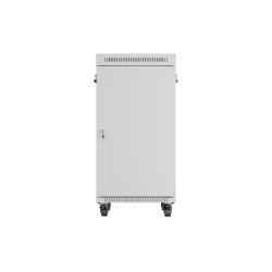 Lanberg | Rack cabinet 19" free-standing 22U/600x800 (flat pack) with glass door | FF01-6822-12SL | Grey