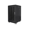 Lanberg | Rack cabinet 19" free-standing 22U/600x800 (flat pack) with mesh door | FF01-6822-23B | Black