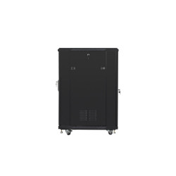 Lanberg | Rack cabinet 19" free-standing 22U/600x800 (flat pack) with mesh door | FF01-6822-23B | Black