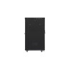 Lanberg | Rack cabinet 19" free-standing 22U/800x1000 (flat pack) with glass door | FF01-8022-12BL | Black