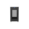 Lanberg | Rack cabinet 19" free-standing 22U/800x800 (flat pack) with glass door, LCD | FF01-8822-23BL | Black