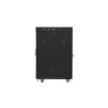 Lanberg | Rack cabinet 19" free-standing 22U/800x800 (flat pack) with glass door, LCD | FF01-8822-23BL | Black