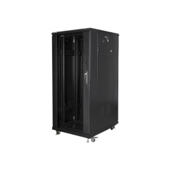 Lanberg | Rack cabinet 19" free-standing 27U/600x800 (flat pack) | FF01-6827-12B | Black