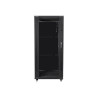 Lanberg | Rack cabinet 19" free-standing 27U/600x800 (flat pack) | FF01-6827-12B | Black