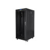 Lanberg | Rack cabinet 19" free-standing 27U/800x1000 (flat pack) with glass door, LCD | FF01-8027-12BL | Black