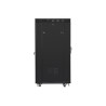 Lanberg | Rack cabinet 19" free-standing 27U/800x1200 (flat pack) with glass door, LCD | FF01-8227-12BL | Black