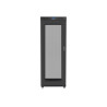 Lanberg | Rack cabinet 19" free-standing 27U/800x1200 (flat pack) with mesh door, LCD | FF01-8227-23BL | Black