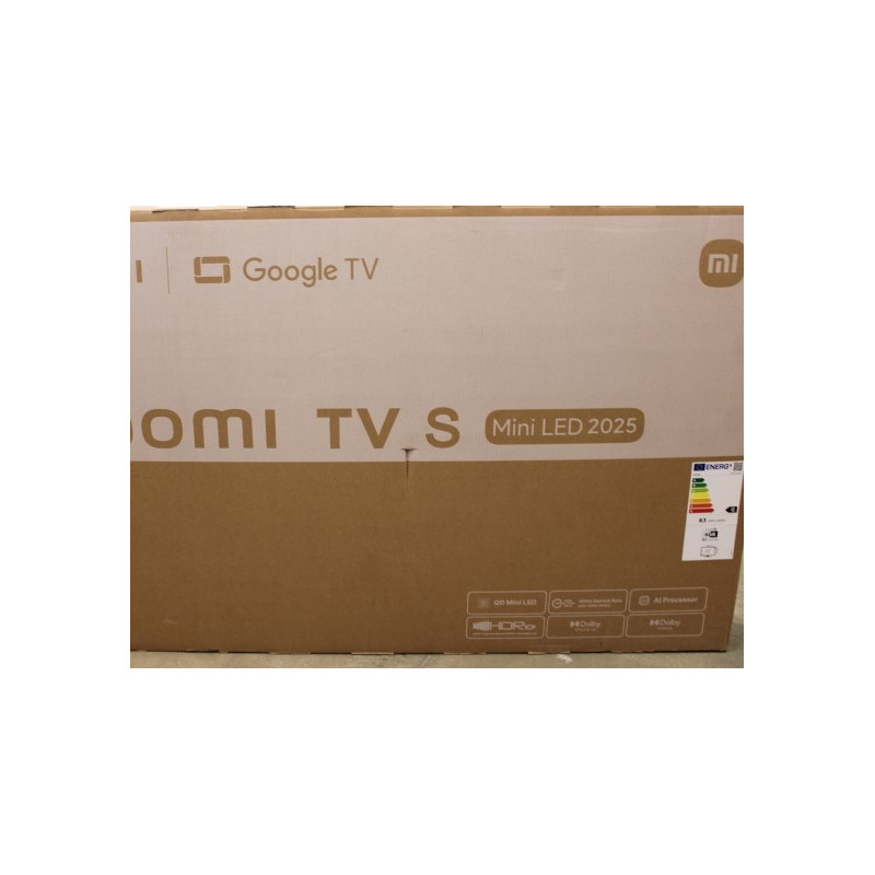 Xiaomi | TV | S Mini LED 2025 | 55 | Smart TV | Google TV | UHD | Black | DAMAGED PACKAGING | 32 GB