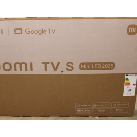 Xiaomi | TV | S Mini LED 2025 | 55 | Smart TV | Google TV | UHD | Black | DAMAGED PACKAGING | 32 GB