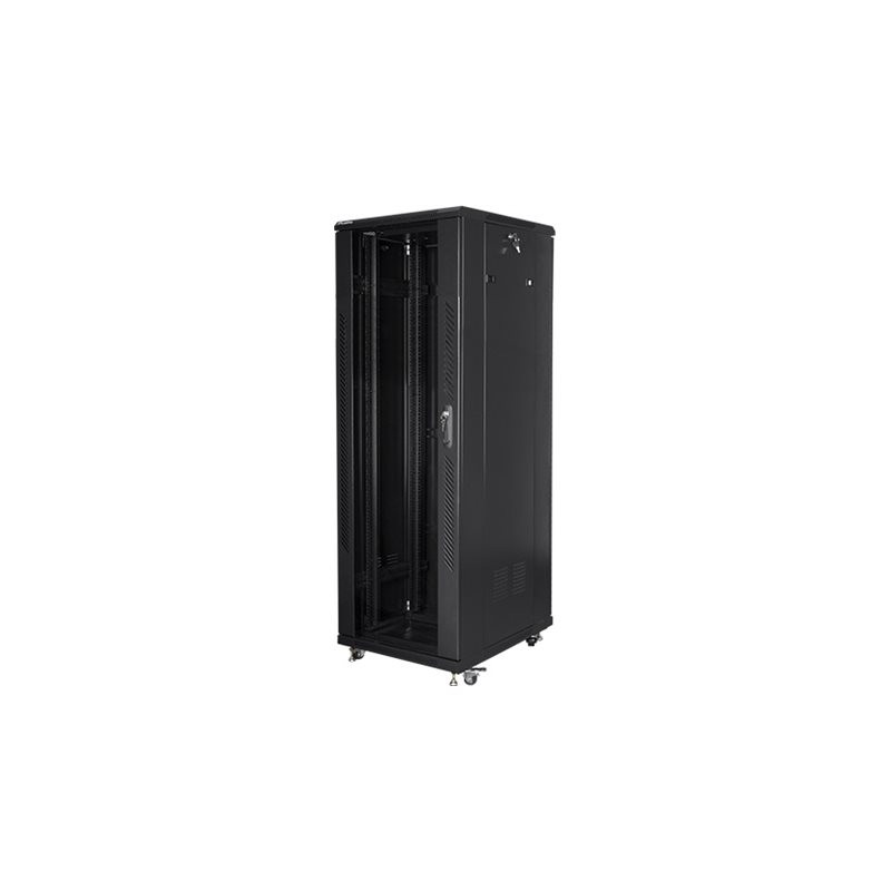 Lanberg | Rack cabinet 19" free-standing 37U/600x800 (flat pack) | FF01-6837-12B | Black