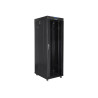 Lanberg | Rack cabinet 19" free-standing 37U/600x800 (flat pack) with glass door, LCD | FF01-6837-12BL | Black