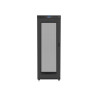Lanberg | Rack cabinet 19" free-standing 37U/800x1000 (flat pack) with glass door lCD V2 | FF01-8037-23BL | Black