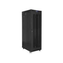 Lanberg | Rack cabinet 19" free-standing 37U/800x1000 (flat pack) with glass door lCD V2 | FF01-8037-23BL | Black