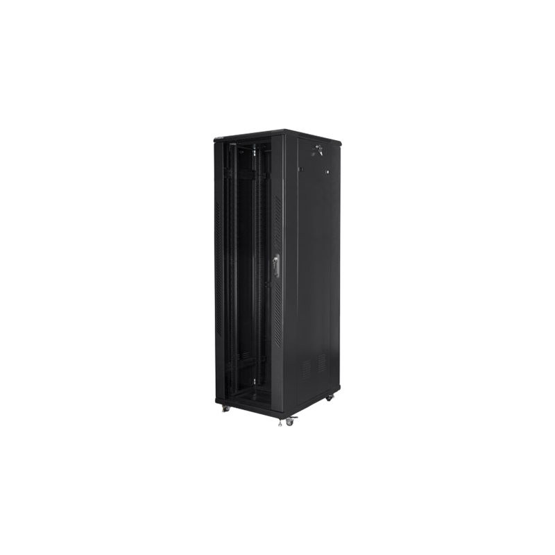 Lanberg | Rack cabinet 19" free-standing 42U/600x1000 (flat pack) | FF01-6042-12B | Black