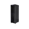 Lanberg | Rack cabinet 19" free-standing 42U/600x1000 (flat pack) with glass door lCD V2 | FF01-6042-12BL | Black