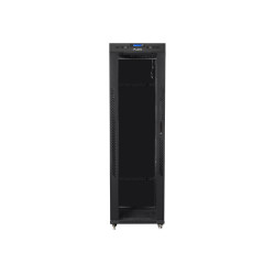 Lanberg | Rack cabinet 19" free-standing 42U/600x1000 (flat pack) with glass door lCD V2 | FF01-6042-12BL | Black