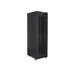 Lanberg | Rack cabinet 19" free-standing 42U/600x1000 (flat pack) with mesh door lCD V2 | FF01-6042-23BL | Black