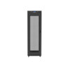 Lanberg | Rack cabinet 19" free-standing 42U/600x1000 (flat pack) with mesh door lCD V2 | FF01-6042-23BL | Black