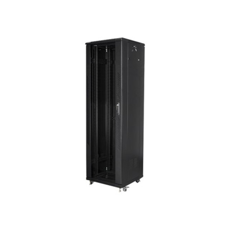 Lanberg | Rack cabinet 19" free-standing 42U/600x600 (flat pack) | FF01-6642-12B | Black