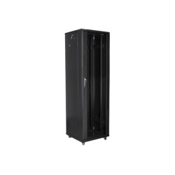 Lanberg | Rack cabinet 19" free-standing 42U/600x600 (flat pack) | FF01-6642-12B | Black