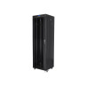 Lanberg | Rack cabinet 19" free-standing 42U/600x600 (flat pack) with glass door lCD V2 | FF01-6642-12BL | Black
