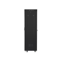Lanberg | Rack cabinet 19" free-standing 42U/600x600 (flat pack) with mesh door, LCD | FF01-6642-23BL | Black