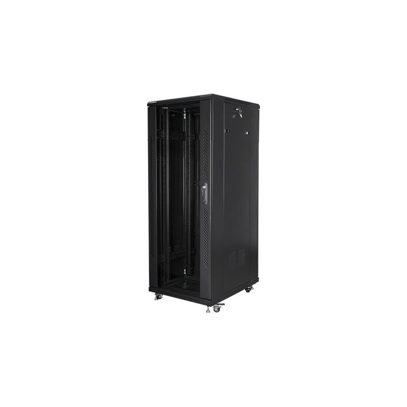 Lanberg | Rack cabinet 19" free-standing 42U/600x800 (flat pack) | FF01-6842-12B | Black