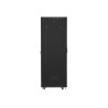Lanberg | Rack cabinet 19" free-standing 42U/600x800 (flat pack) with glass door, LCD | FF01-6842-12BL | Black